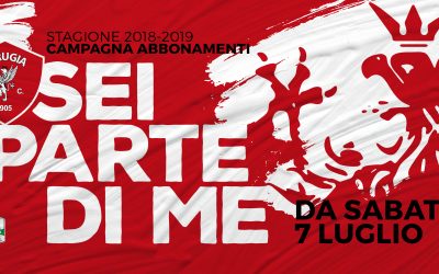 “Sei parte di me”, sabato 7 luglio il via alla campagna abbonamenti