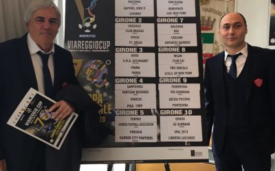 70ª VIAREGGIO CUP, SORTEGGIATI I 10 GIRONI