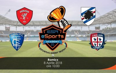 ESPORTS, ANCHE IL PERUGIA PRESENTE AL “ROMICS” CON EMPOLI, SAMPDORIA E CAGLIARI