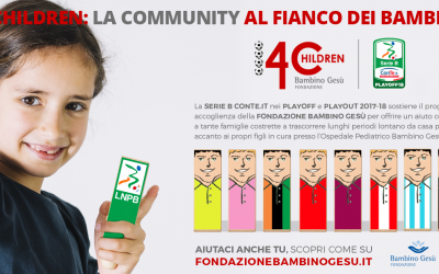 La Lega B e i club associati al fianco della Fondazione Bambino Gesù