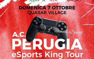 Il 7 ottobre prima tappa dell’A.C. Perugia Esports King Tour