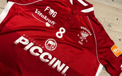 Il Perugia domani in campo con la patch celebrativa n° 8