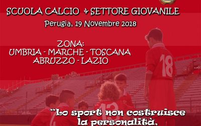 Academy: 19 novembre corso per responsabili scuole calcio, settori giovanili e direttori tecnici