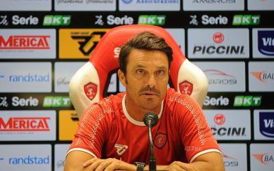 Mister Oddo in conferenza alla vigilia di Perugia-Juve Stabia