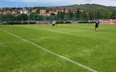 Mattinata di allenamento per i biancorssi