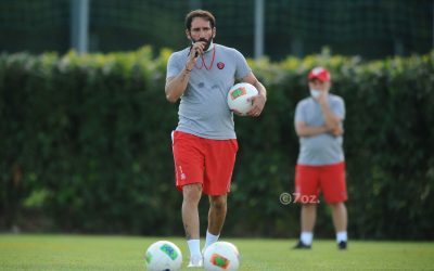 Ritiro: ultimo allenamento a Cascia