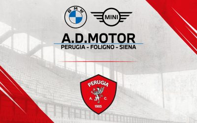 AD MOTOR E PERUGIA CALCIO, LA PARTNERSHIP FESTEGGIA 20 ANNI